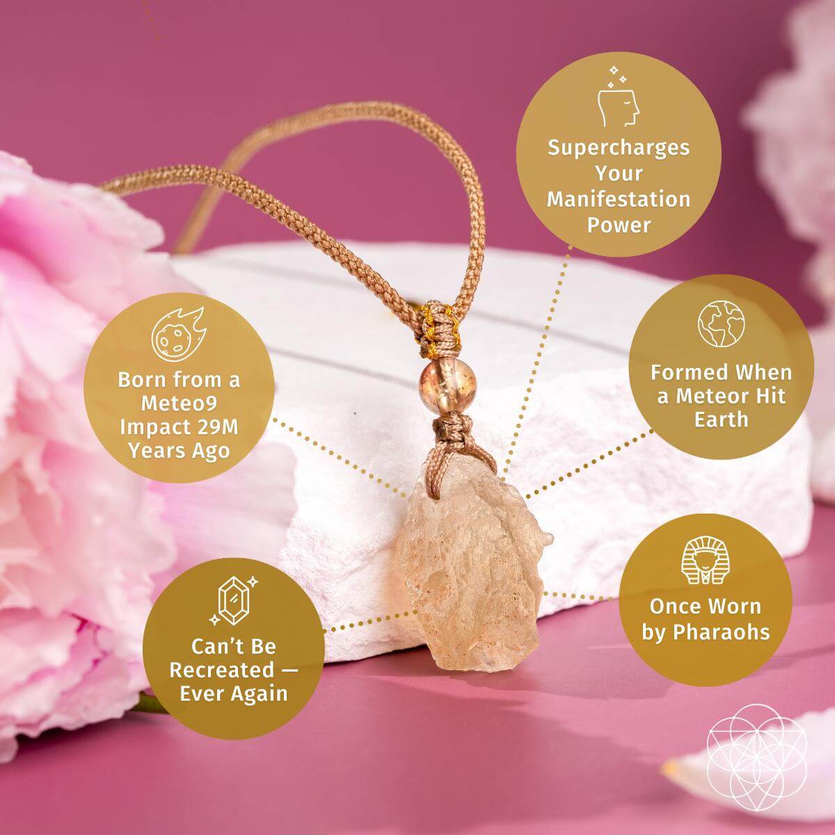 The Destiny Relic – Libyan Desert Glass Pendant - Conscious Items