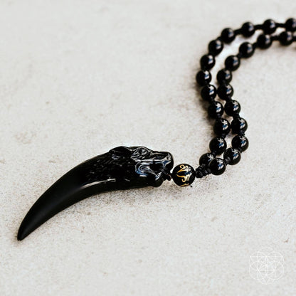 The Obsidian Wolf Pendant - Conscious Items