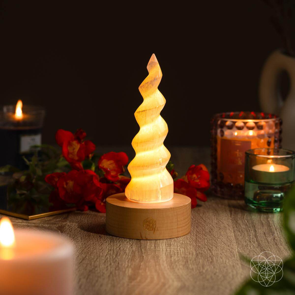 Therapy By Light - Selenite Flame Lamp - Conscious Items