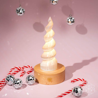 Therapy By Light - Selenite Flame Lamp - Conscious Items