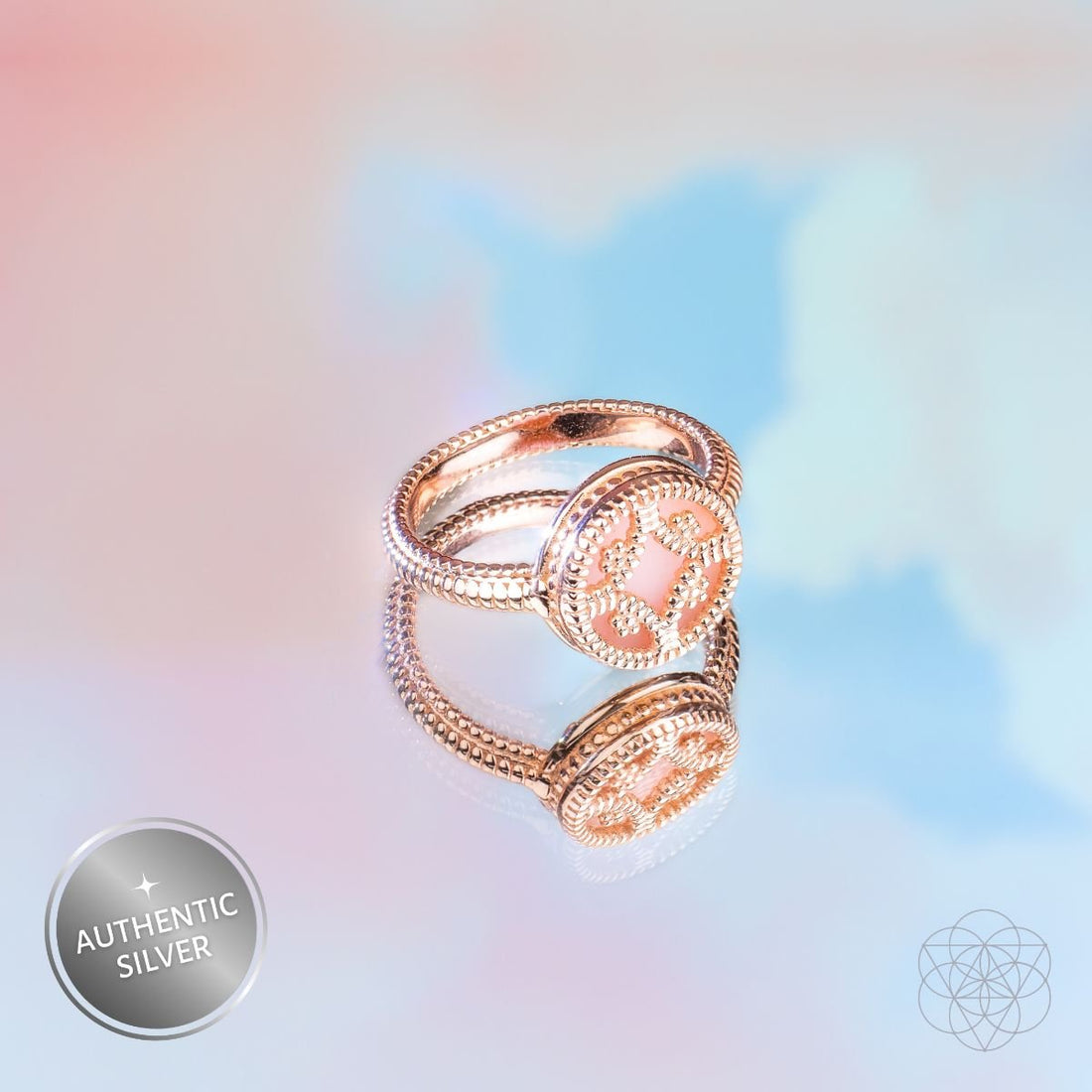 Totem of Abundance: Mayan Lamat Silver Ring of Miracles - Conscious Items