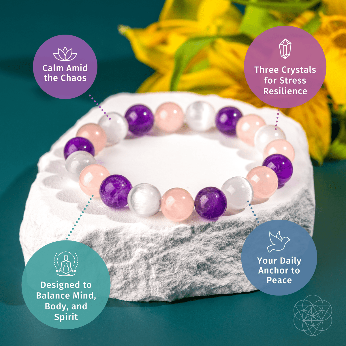 Trinity Bracelet of Stress Resilience - Conscious Items