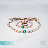Thumbnail for rose quartz crystal ring
