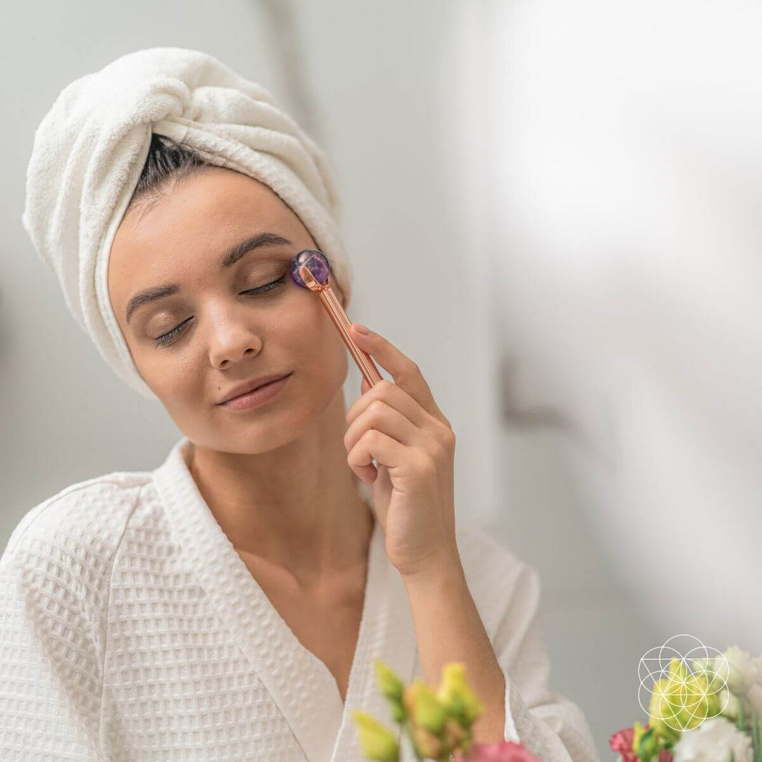 3 - in - 1 Crystal Face Roller Set - Conscious Items