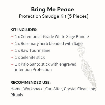 Bring Me Peace - Protection Smudge Kit (5 Pieces)