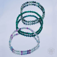 green crystal bracelet