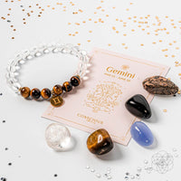 gemini crystal bracelet