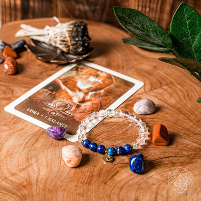 natural crystal bracelet