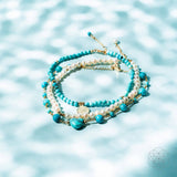 Thumbnail for Luminous Glow - The Turquoise and Pearl Anklets of Love