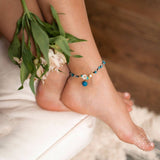 Thumbnail for Triple Crystal Anklet of Positivity