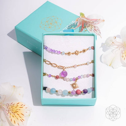 multicolor crystal bracelets