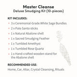 Thumbnail for Master Cleanse - Deluxe Smudging Kit (10 Stück)