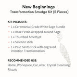 Thumbnail for Novos começos - Kit de Smudge de transformação (5 peças)