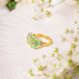 Thumbnail for green fluorite crystal ring
