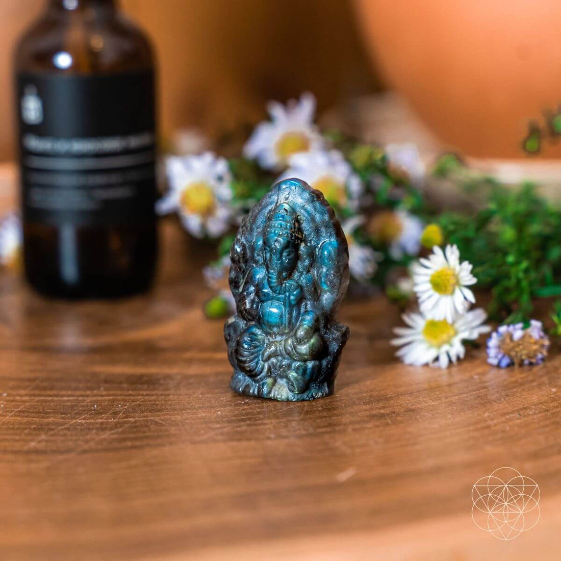 God of Luck: Crystal Ganesh Statue - Conscious Items
