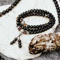 obsidian crystal bracelet