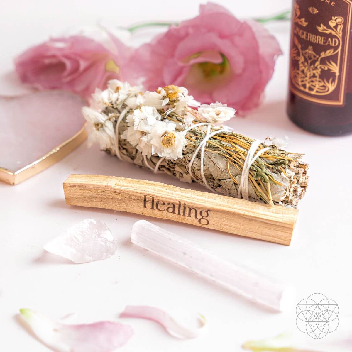 Heal My Heart - Holistic Healing Smudge Kit (5 pieces) - Conscious Items