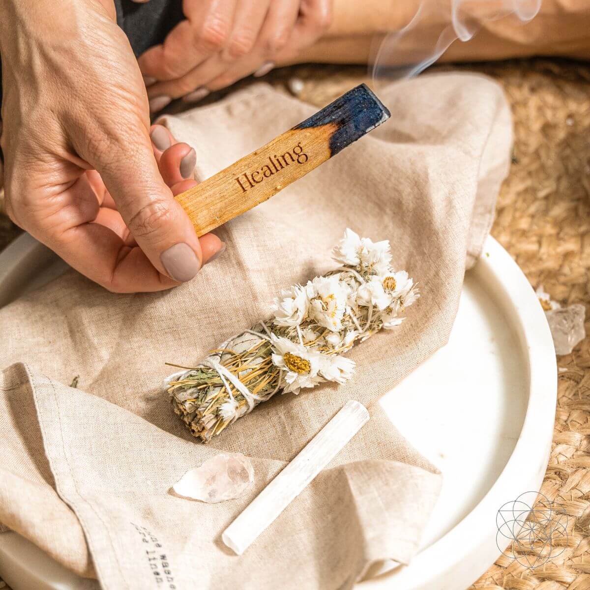 Heal My Heart - Holistic Healing Smudge Kit (5 pieces) - Conscious Items