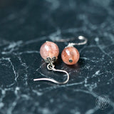 Thumbnail for strawberry quartz earrings