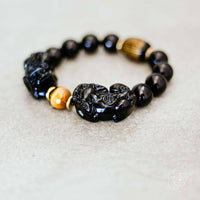 black crystal bracelet