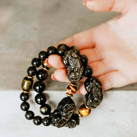 black crystal bracelets