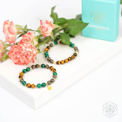 Powerhouse of Success - Trio of Stones Bracelet Bundle - Conscious Items