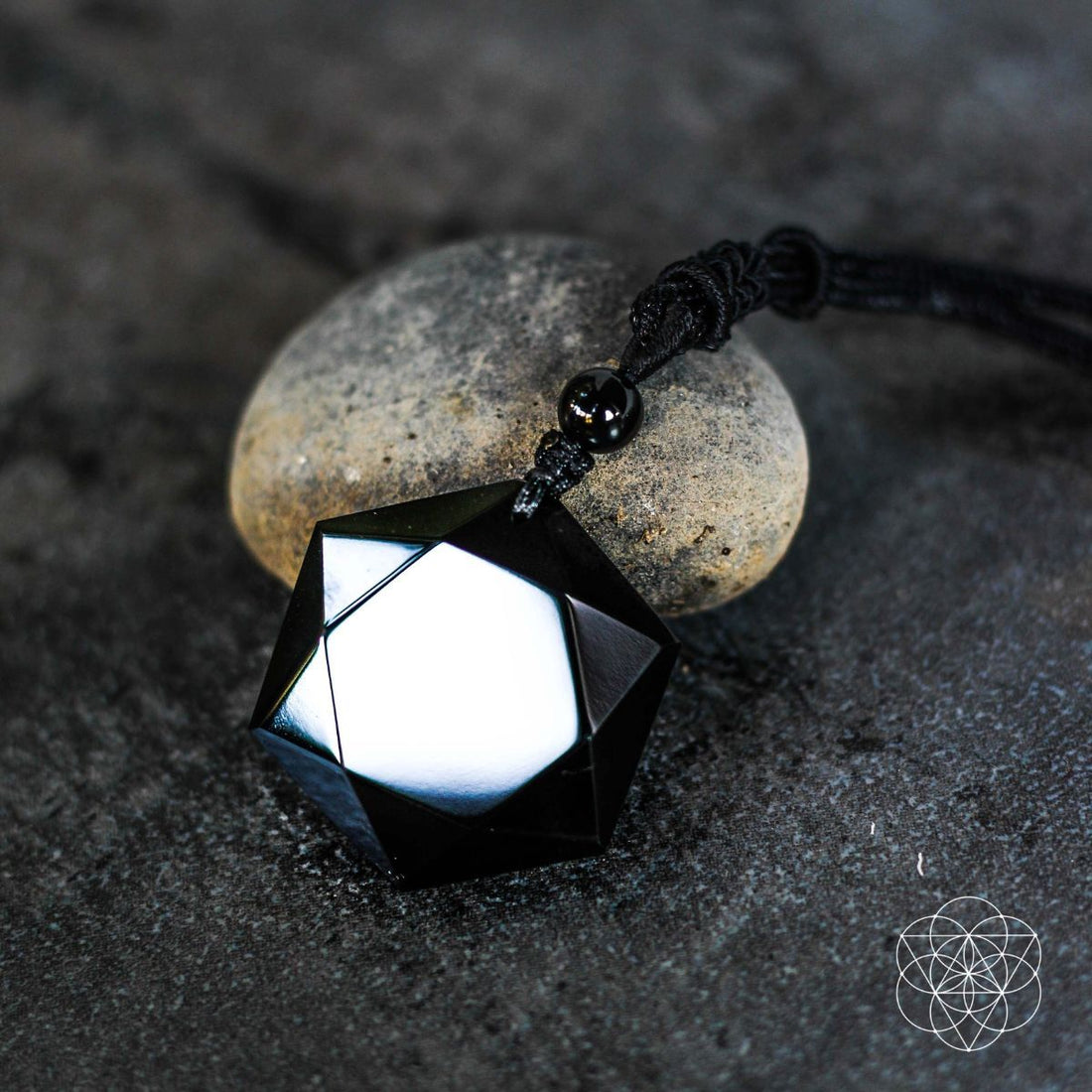 Premium Black Obsidian Talisman - Conscious Items