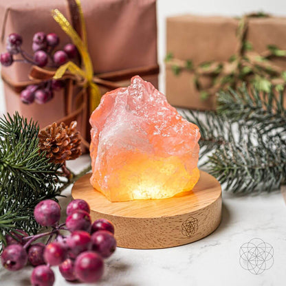 Rose Quartz Lamp of Compassion - Conscious Items