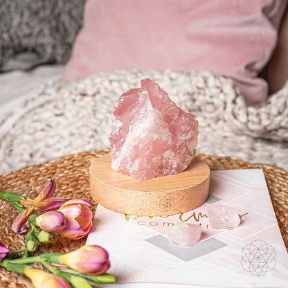 Rose Quartz Lamp of Compassion - Conscious Items