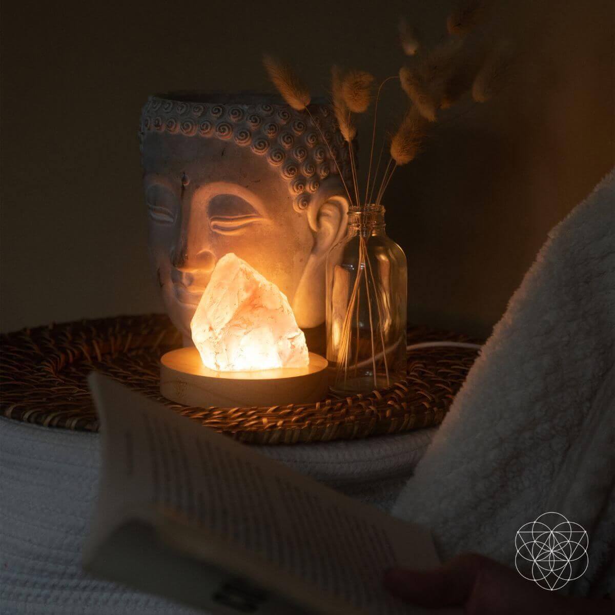 Rose Quartz Lamp of Compassion - Conscious Items