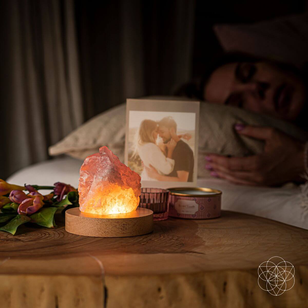 Rose Quartz Lamp of Compassion - Conscious Items