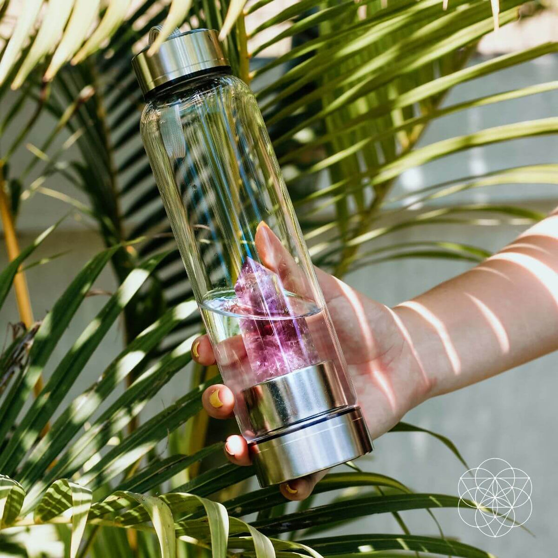 The Amethyst Healing Water Bottle - Conscious Items