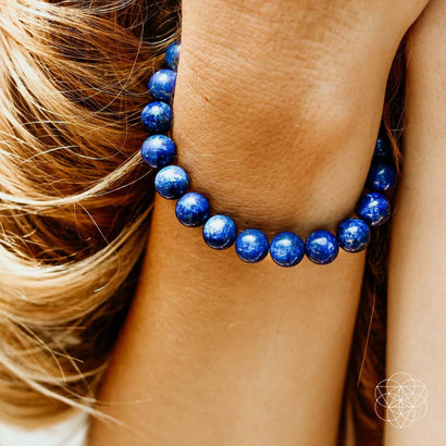 lapis lazuli crystal bracelet