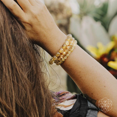 rutile quartz crystal bracelets