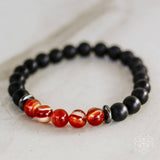 Thumbnail for black agate crystal bracelet