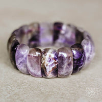 violet crystal bracelet