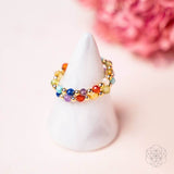 Thumbnail for rainbow crystal ring