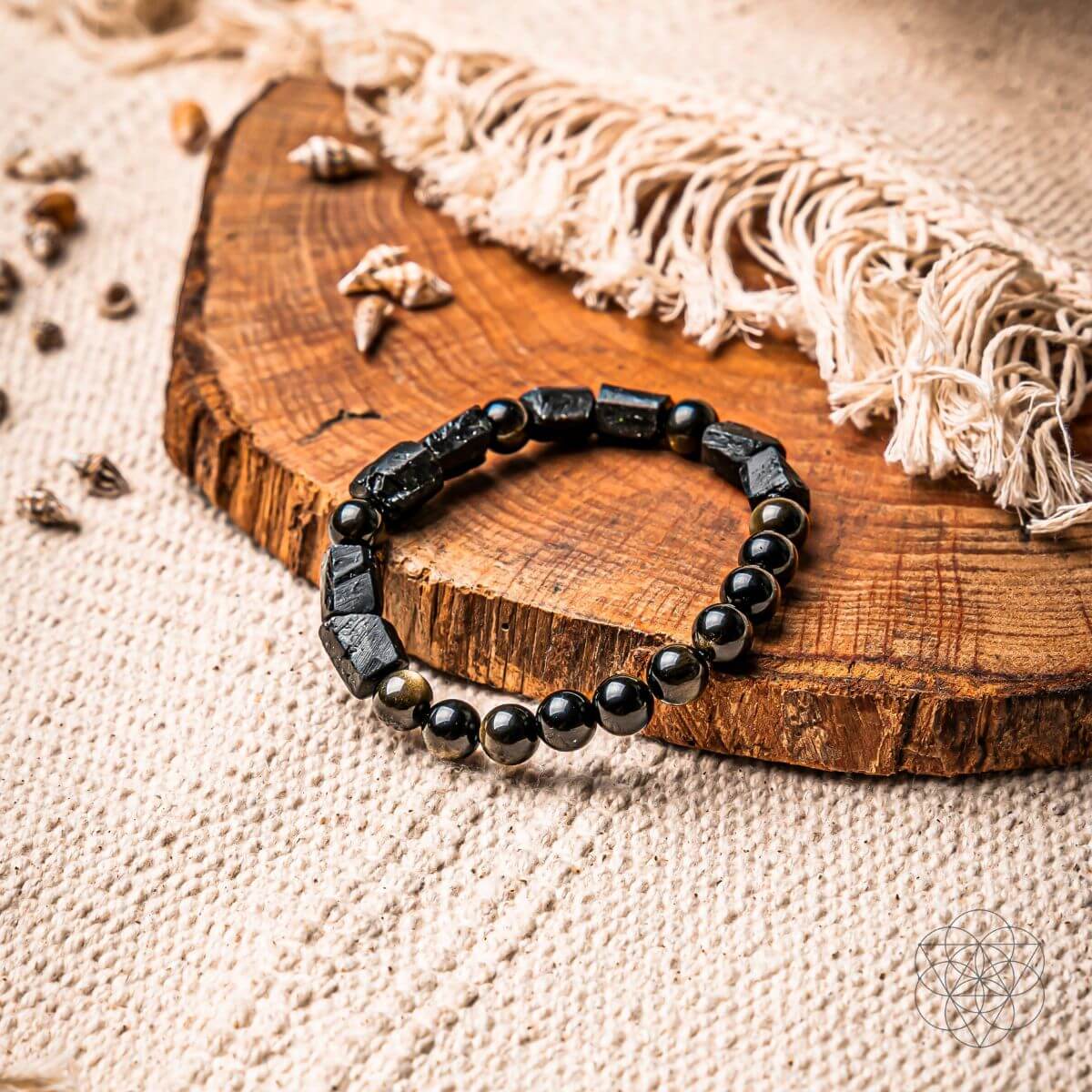 Protection Bracelet - Tiger Eye, Hematite, and Lava Stone Bracelet – Magic  Crystals