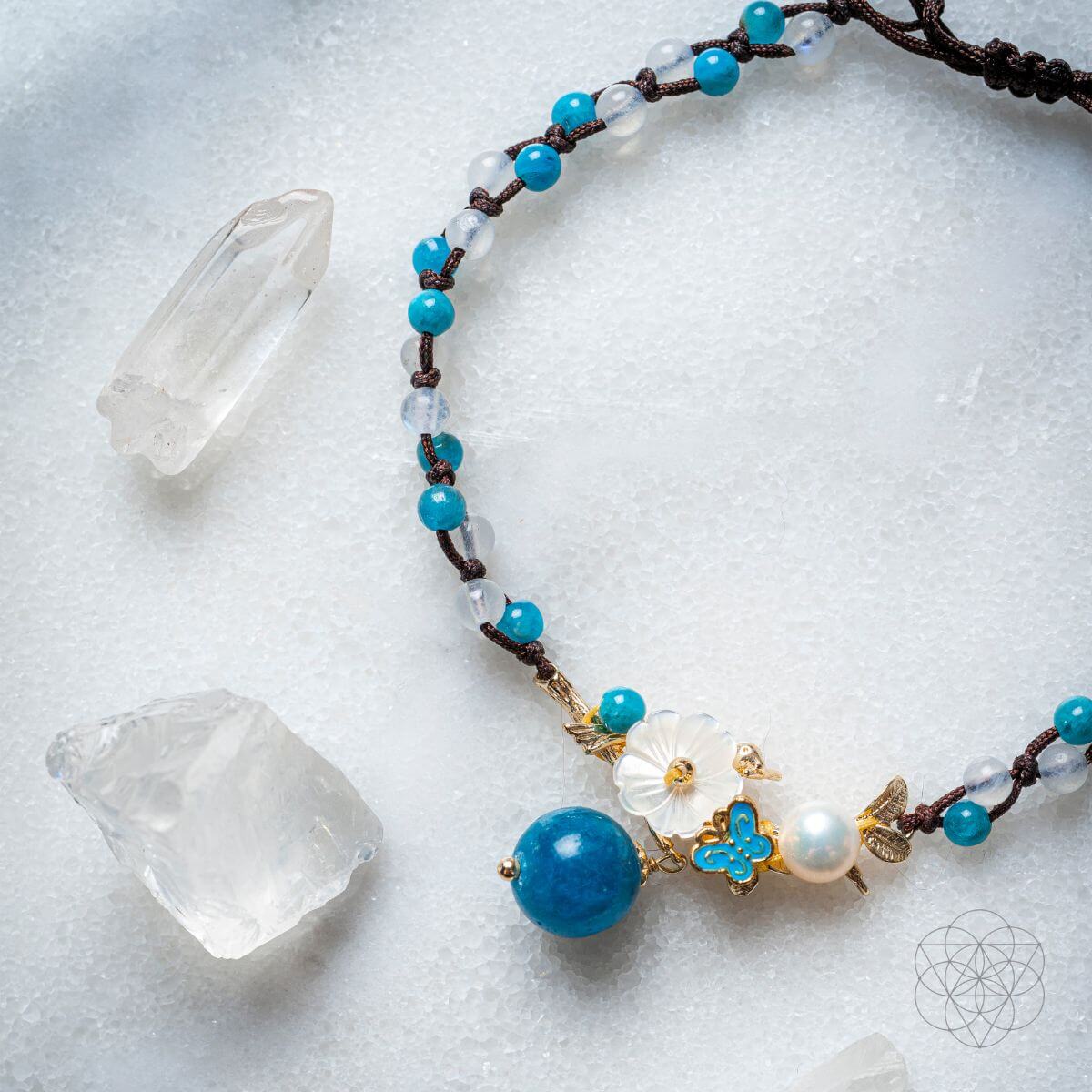 Triple Crystal Anklet of Positivity - Conscious Items